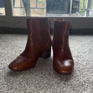 Crown Vintage Leather & Suede Ankle Boots